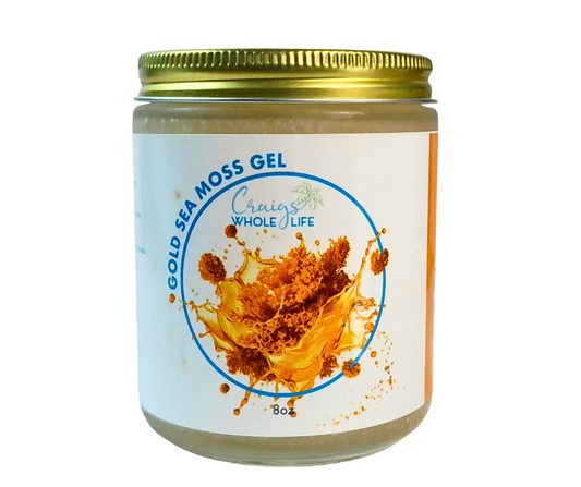 Gold Sea Moss Gel – Wildcrafted Caribbean (8oz)