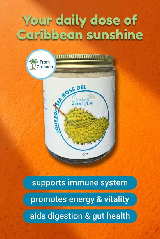 Soursop Sea Moss Gel 8oz - 16oz