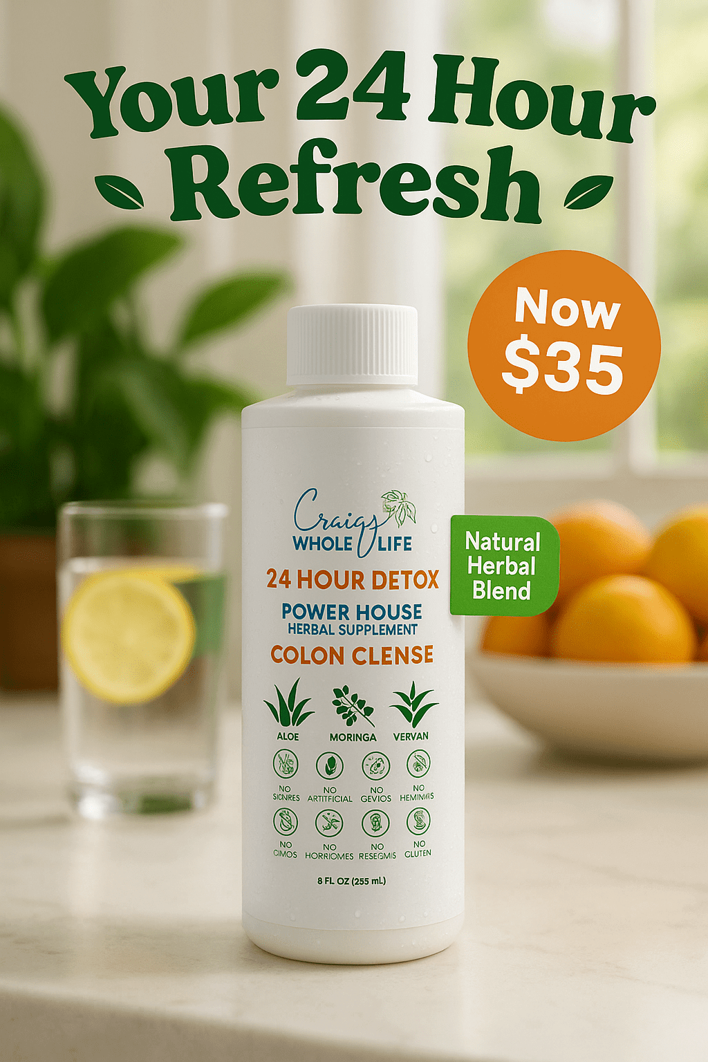 24-Hour Colon Cleanse is a natural herbal blend – Craigswholelife