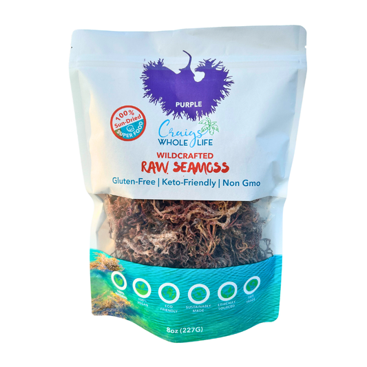 Raw Purple Sea Moss (Wildcrafted)