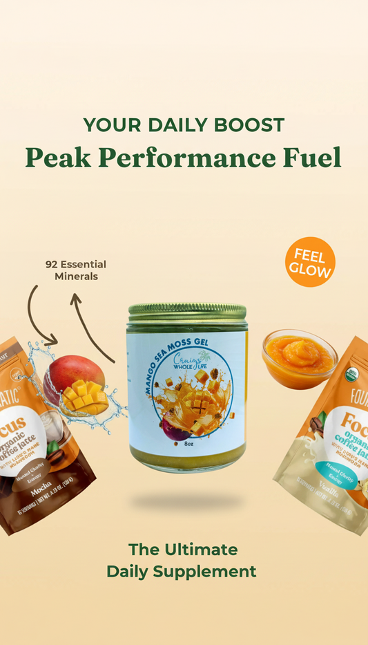 Mango Sea Moss Gel  – Wildcrafted Caribbean (8oz)