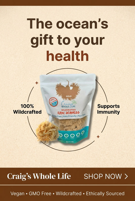 Raw Gold Sea Moss (Wildcrafted)