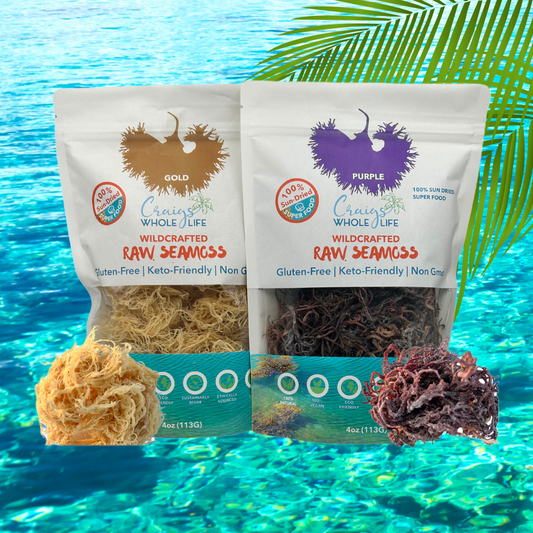 Gold & Purple Sea Moss – 100% Organic