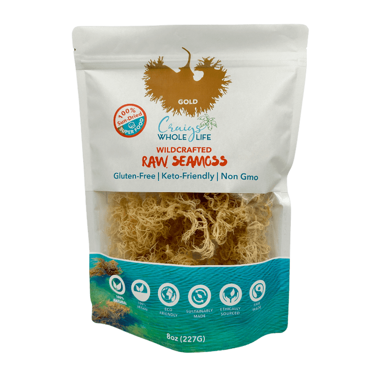 Raw Gold Sea Moss Wildcrafted