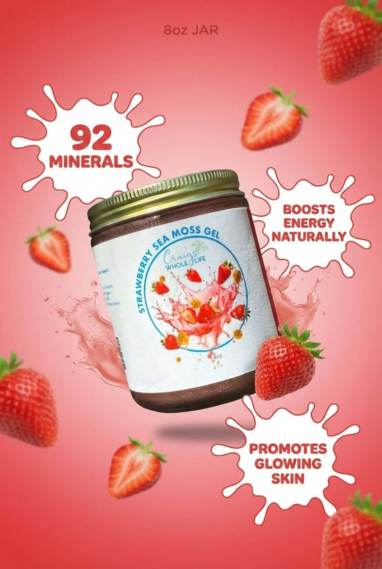 Strawberry Sea Moss Gel - 8oz16oz
